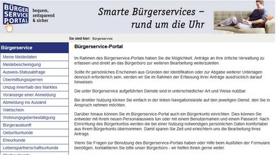 Bürgerserviceportal
