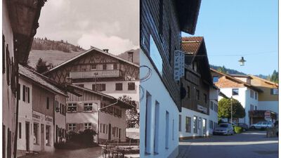 Nesselwang früher und heute - Das Ortsbild im Wandel der Zeit
